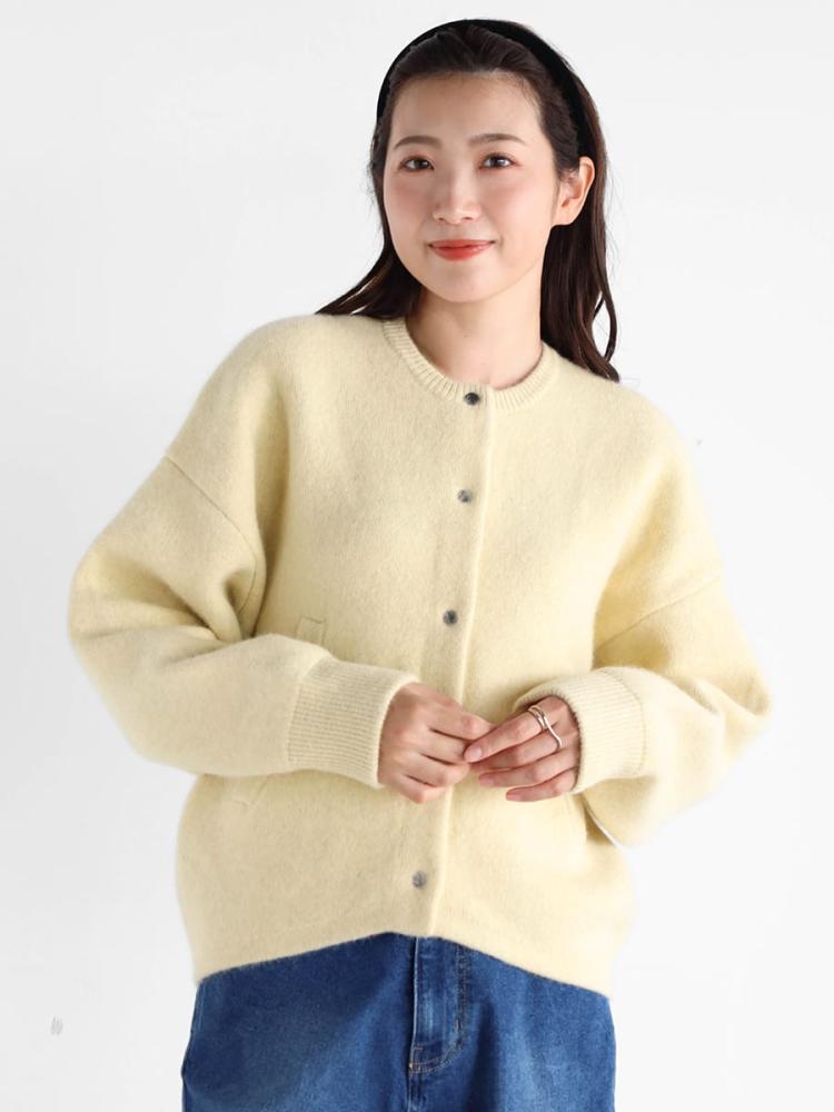 やまちゃん様 C6548 カーディガン Vert ストローヤーン ホールガーメントニットカーディガン