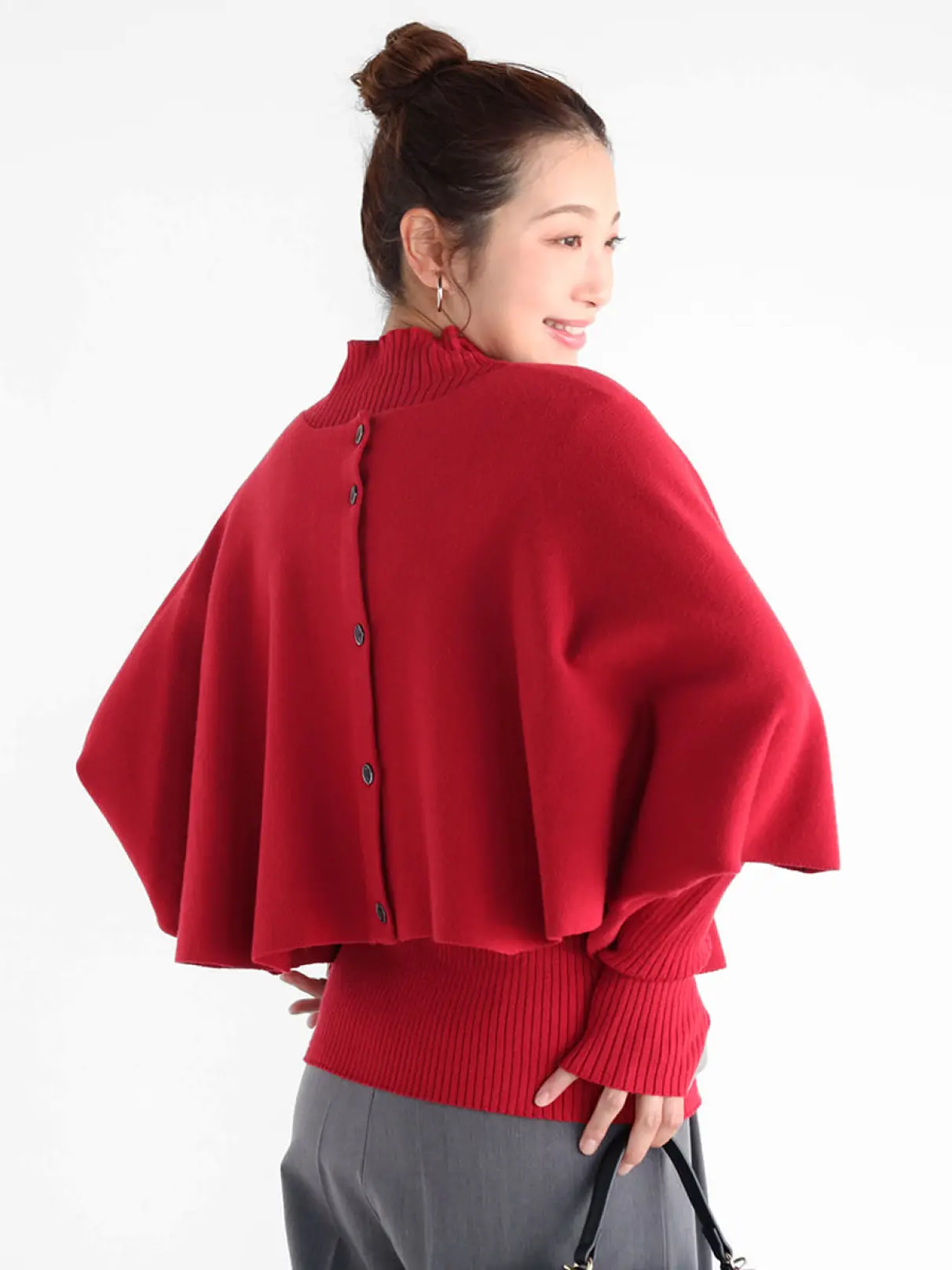 ルルウィルビー　ケープアンサンブルニット ケープハイネックニットアンサンブル - Vin - Vin｜YAMADAYA STORE