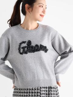 ロゴ刺繍ニット - Vin - Vin｜YAMADAYA STORE