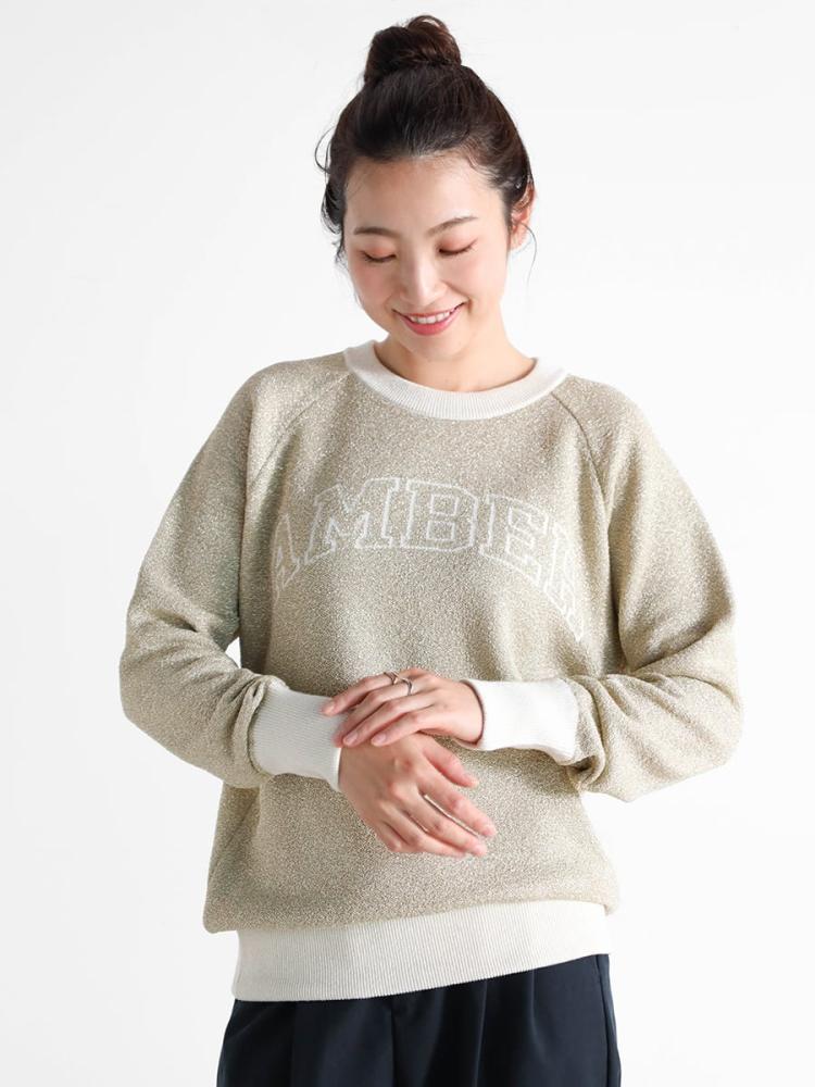 ラメニットロゴプルオーバー - Vin - Vin｜YAMADAYA STORE