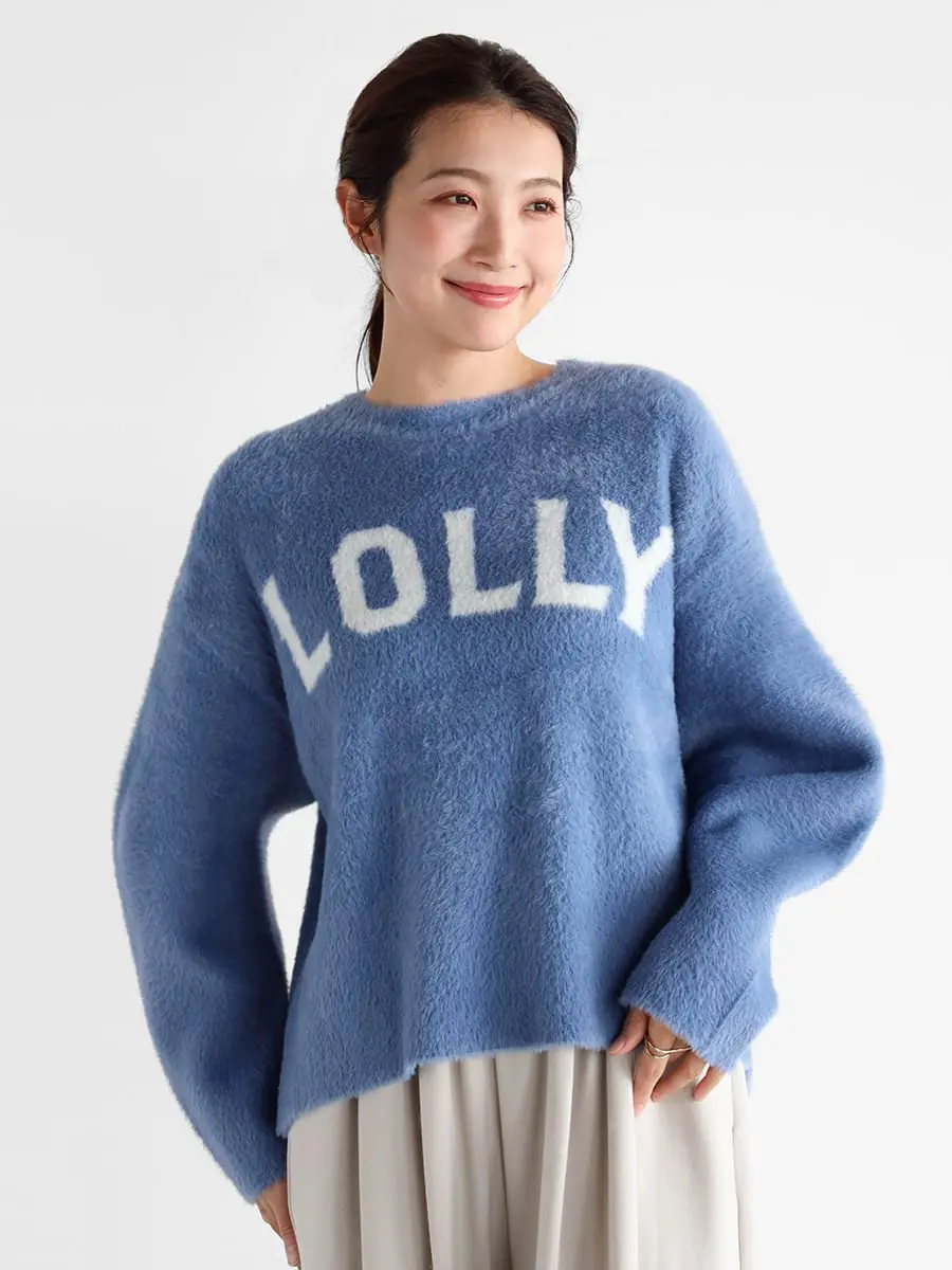 シャギーロゴニットプルオーバー - Vin - Vin｜YAMADAYA STORE