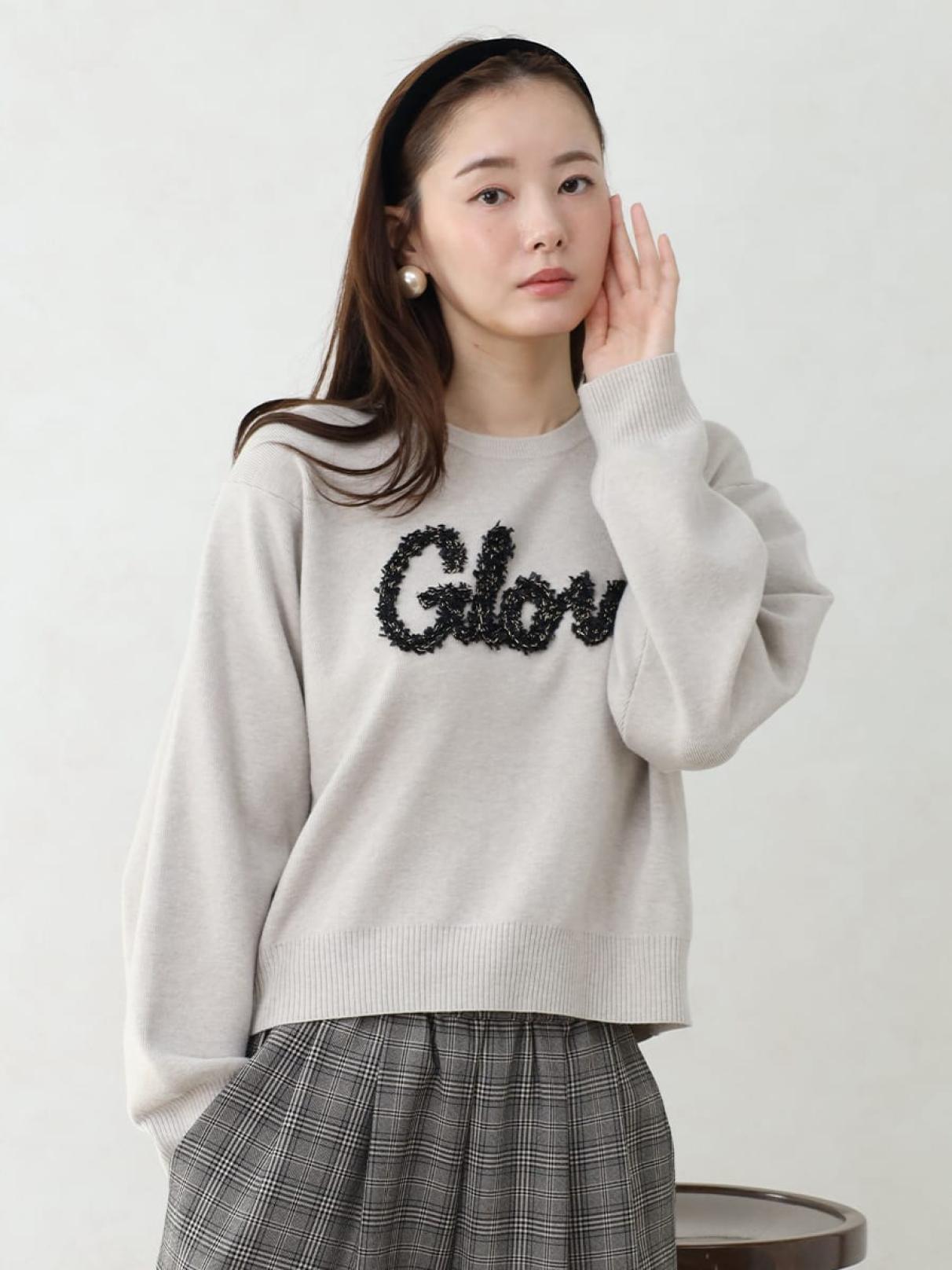 ロゴ刺繍ニットプルオーバー - Vin - Vin｜YAMADAYA STORE