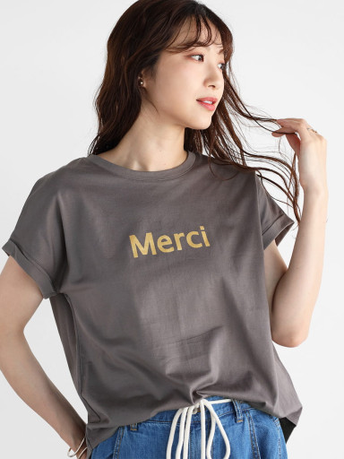 Merci♥T-shirt logo Merci ロゴ Tシャツ∽可愛い8色.☆・ Merci♥T-shirt logo Merci ロゴ Tシャツ∽可愛い8色
