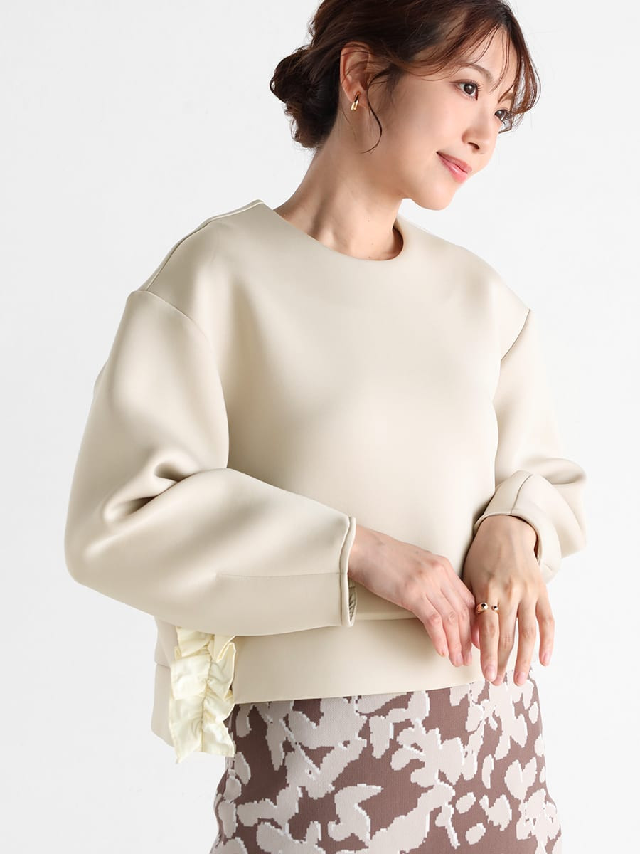 サイドフリルポンチプルオーバー YAMADAYA STORE サイドフリルポンチプルオーバー YAMADAYA STORE