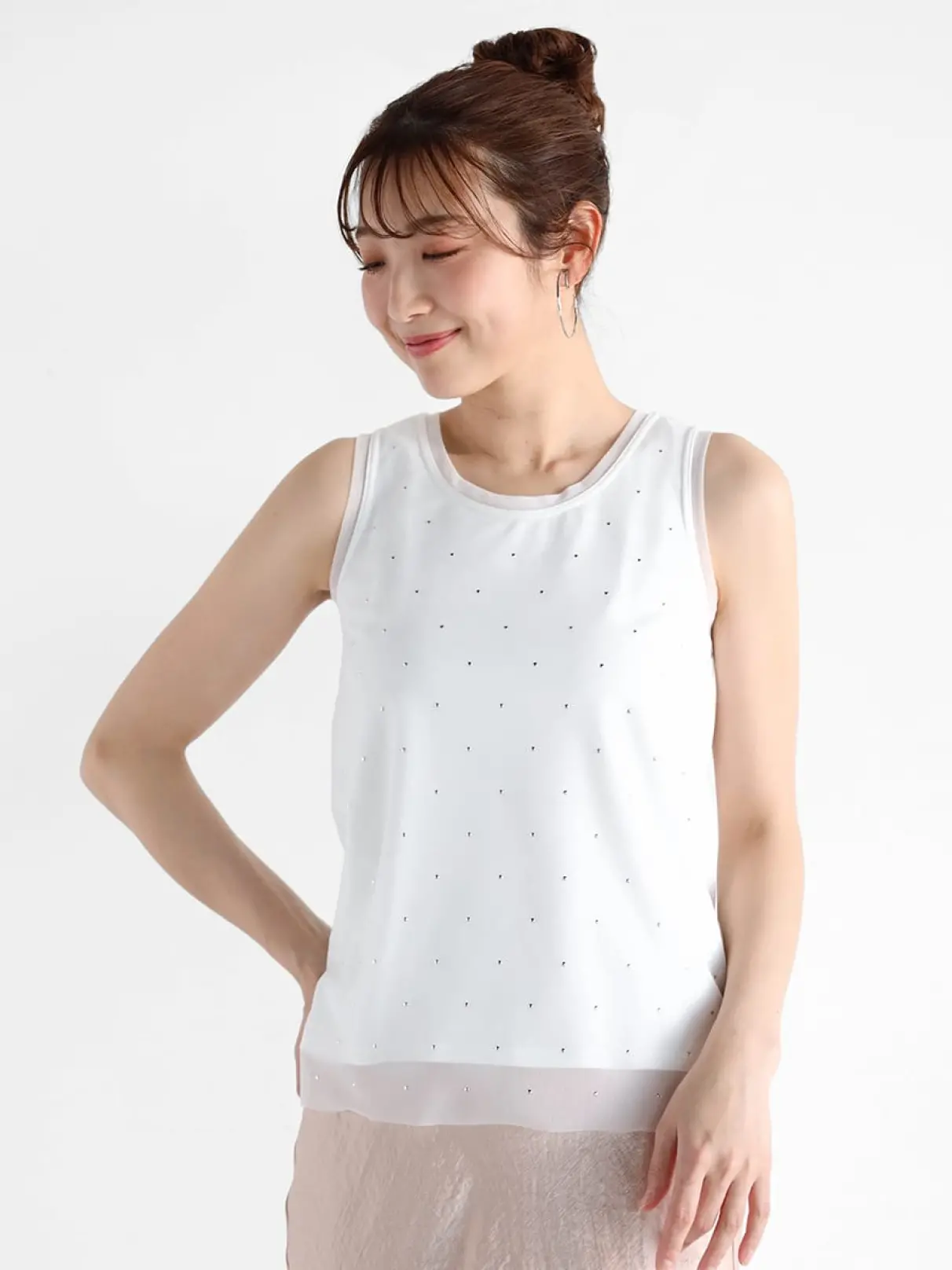 スタッズチュールタンクトップ - Vin - Vin｜YAMADAYA STORE