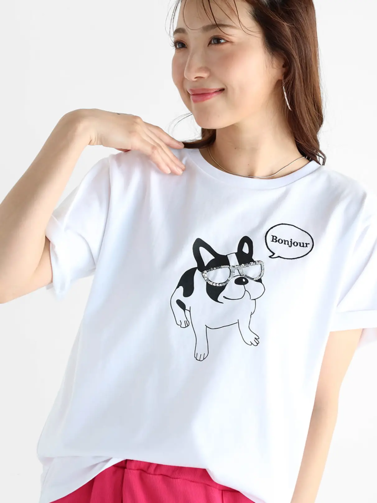 2025夏　新品　Vin ヤマダヤ　ドッグモチーフプリントTシャツ ドッグモチーフプリントTシャツ - Vin - Vin｜YAMADAYA STORE