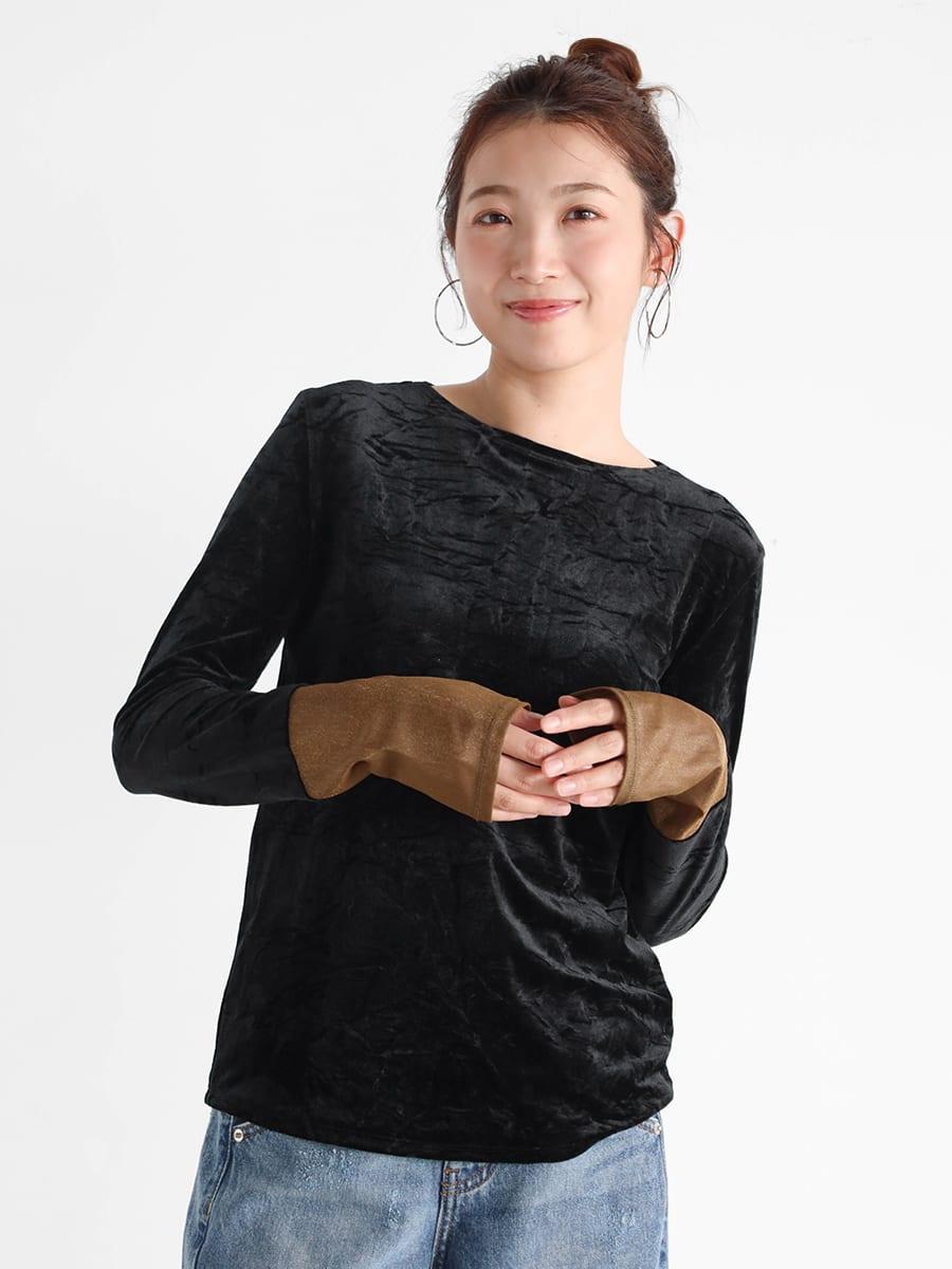 シアードッキングクラッシュベロアトップス YAMADAYA STORE シアードッキングクラッシュベロアトップス YAMADAYA STORE