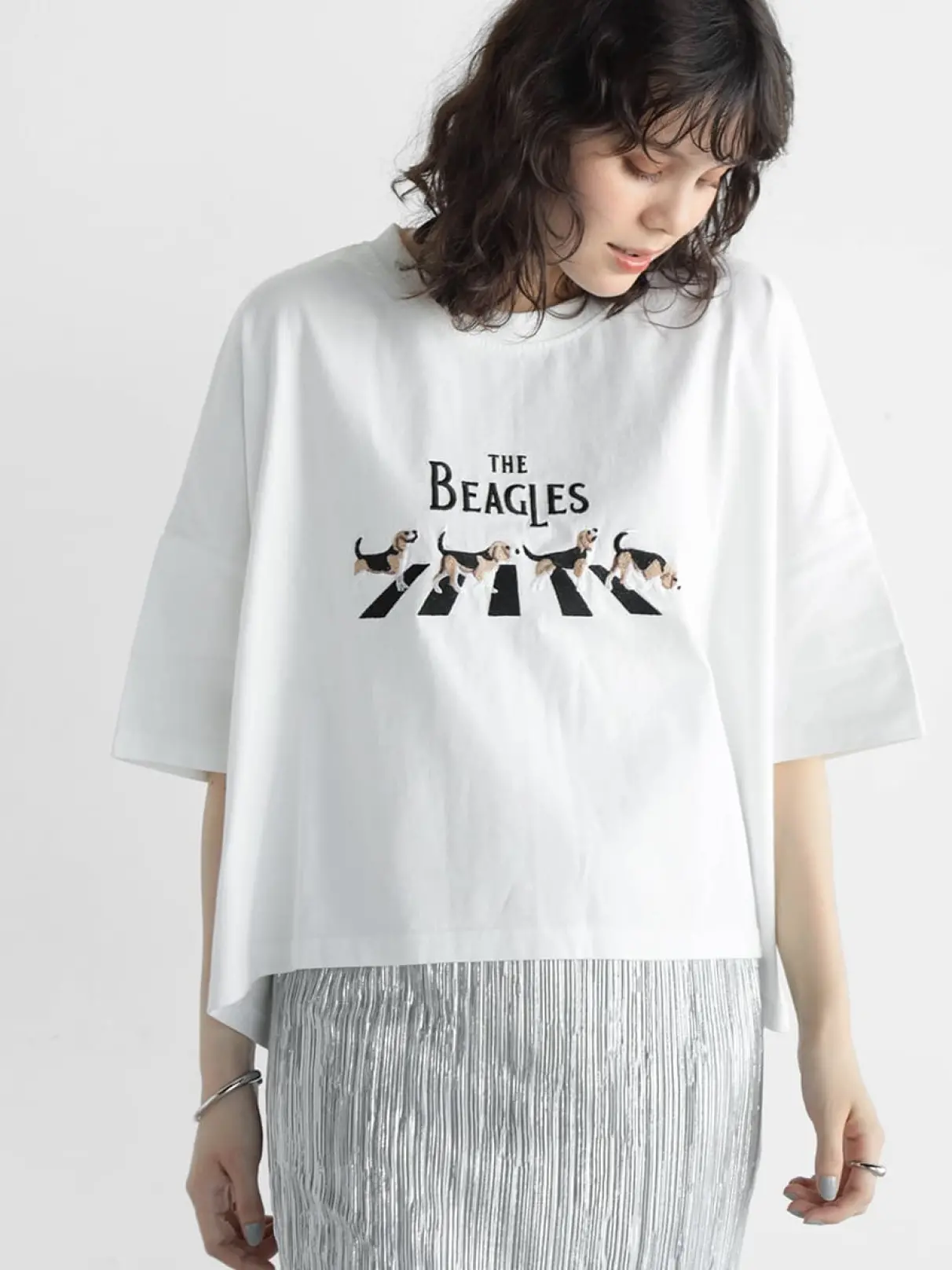 新品　ヤマダヤ　VIN ヴァン　レディモチーフ刺繍　Tシャツ　半袖　シャツ　今季 レディモチーフ刺繍Tシャツ - Vin - Vin｜YAMADAYA STORE