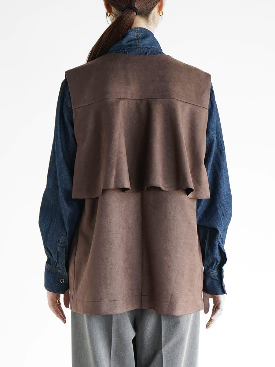 Vin リボンフリンジベスト　アイボリー リボンフリンジベスト - Vin - Vin｜YAMADAYA STORE