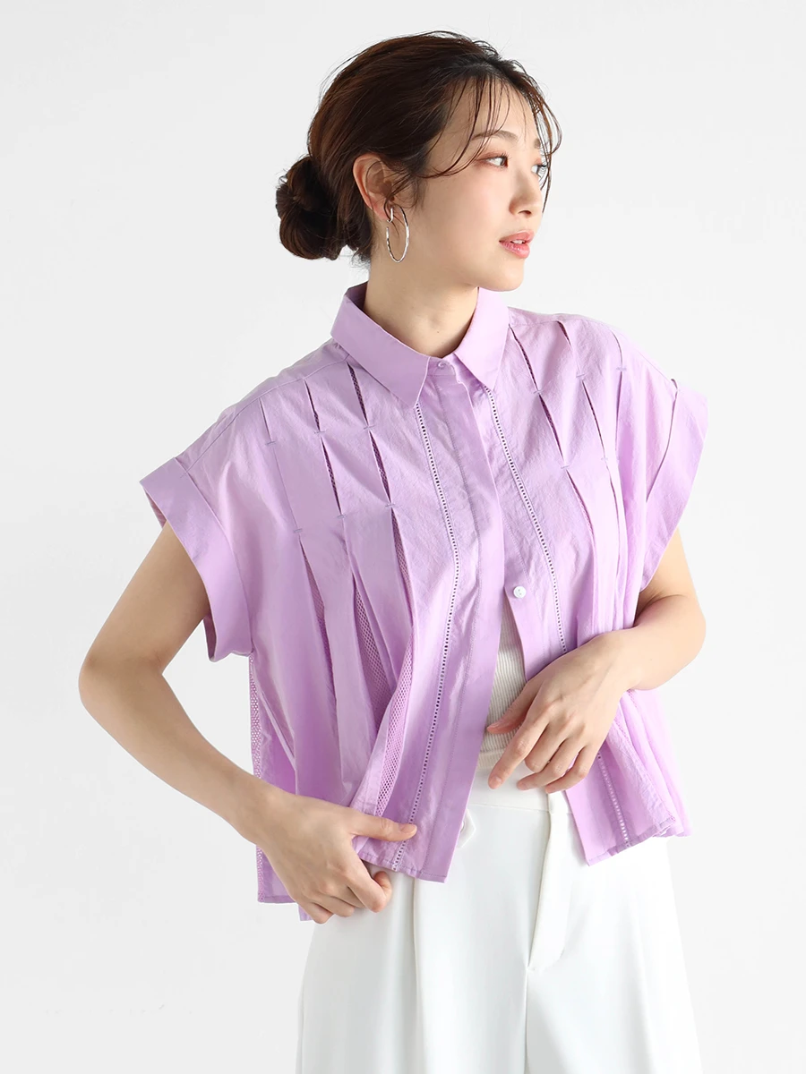 ボックスタックレースシャツ - Vin - Vin｜YAMADAYA STORE