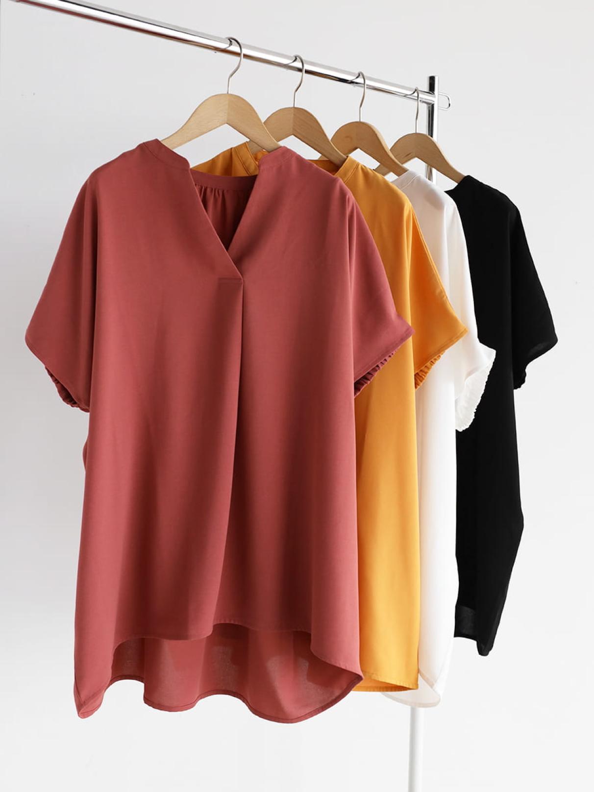 ヤマダヤブラウス スキッパーギャザーシャツ - Vin - Vin｜YAMADAYA STORE