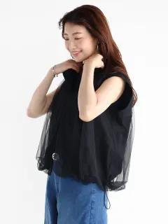 は*と様 【¥25.000】新品・未使用♦︎Vin パール　黒　ベスト　タグ付き Vinのベストの商品一覧｜ファッション通販のYAMADAYA STORE