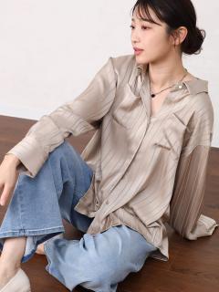 ベージュ　166cm