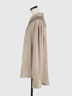 透かし編みストライプシャツ - Vin - Vin｜YAMADAYA STORE