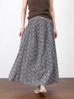 ブラック（柄）　166cm