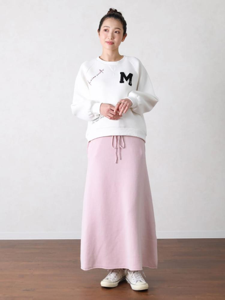 ワンポイント刺繍ニットスカート - Vin - Vin｜YAMADAYA STORE