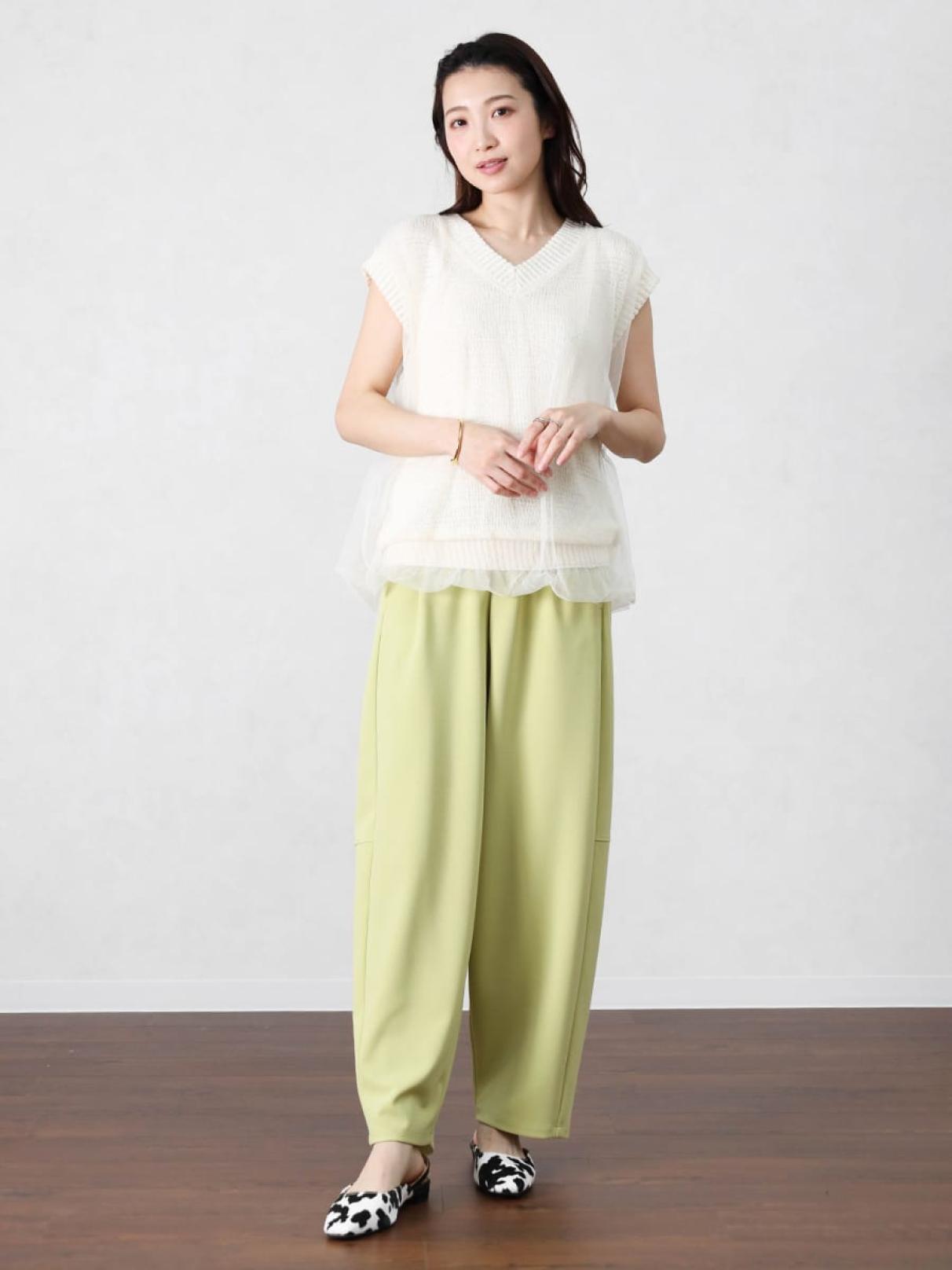 切り替えデザインタックパンツ - Vin - Vin｜YAMADAYA STORE