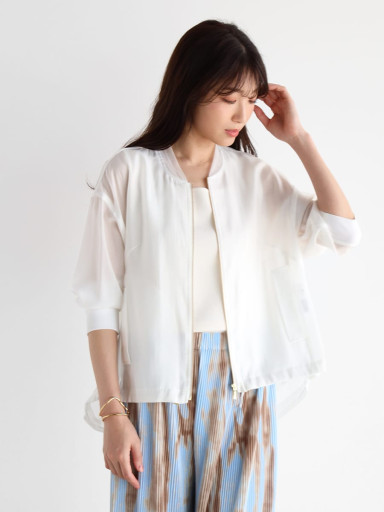 vin/ラウンドヘムドロストシアーブルゾン ラウンドヘムドロストシアーブルゾン - Vin - Vin｜YAMADAYA STORE