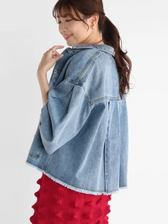 ボリュームスリーブデニムジャケット - Vin - Vin｜YAMADAYA STORE