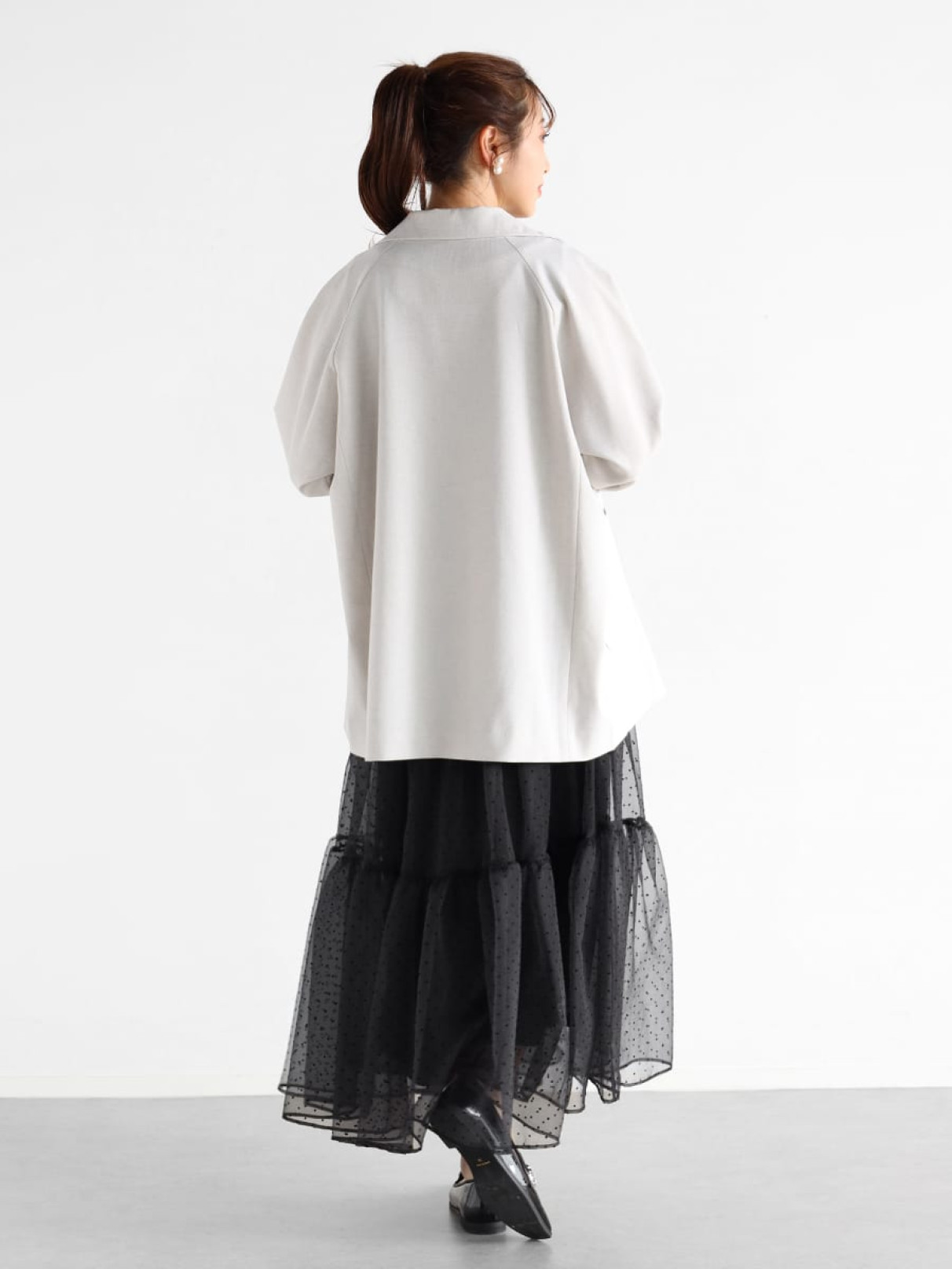 杢グレー 166cm