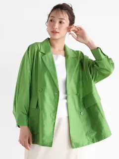 【新品】ヤマダヤ　福袋　Vin ストライプシアージャケット 日本製 七分袖シアーシャツジャケット - Vin - Vin｜YAMADAYA STORE
