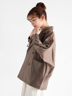 七分袖シアーシャツジャケット - Vin - Vin｜YAMADAYA STORE