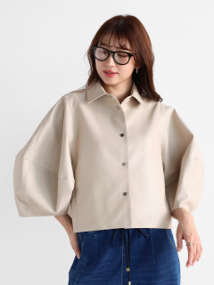 ベージュ　166cm