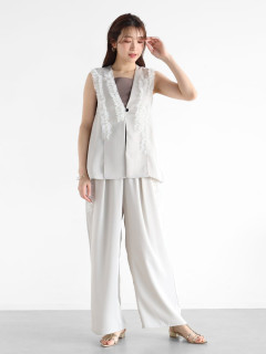 Vin チュールフリルツイルジレ 新品タグなし チュールフリルツイルジレ - Vin - Vin｜YAMADAYA STORE