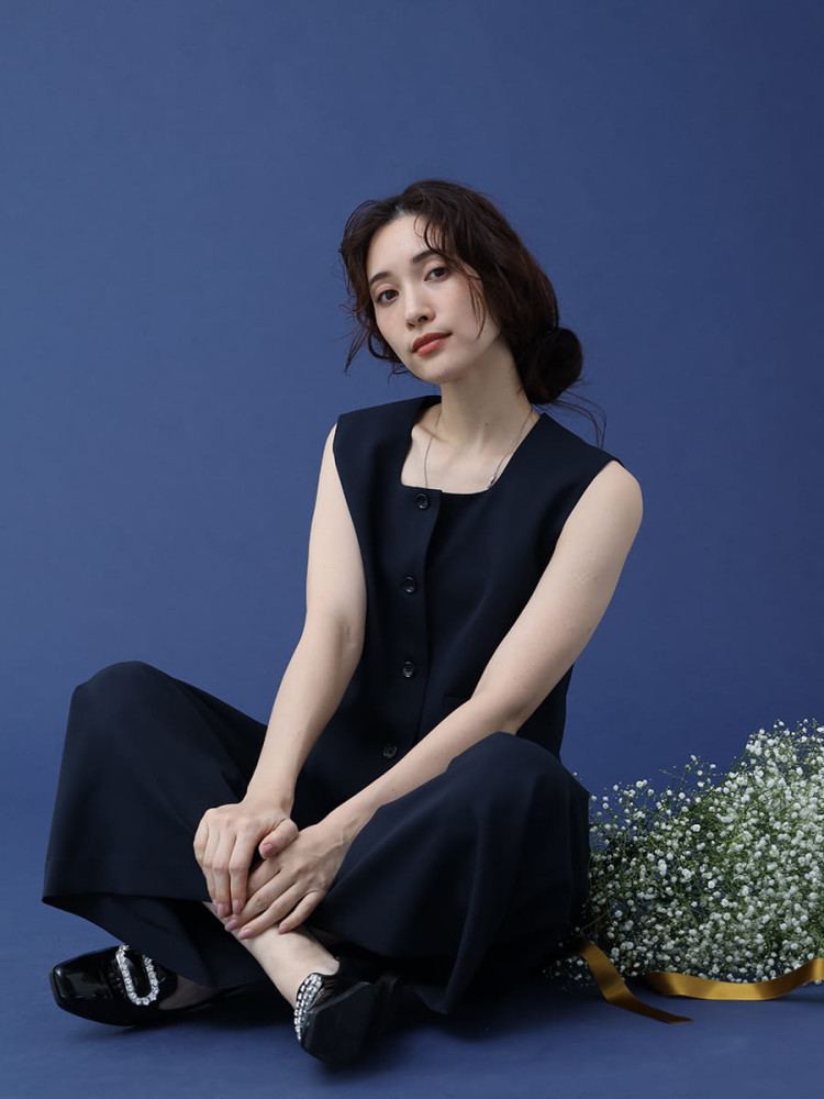 Vin NAVYのベスト/ジレの商品一覧｜ファッション通販のYAMADAYA