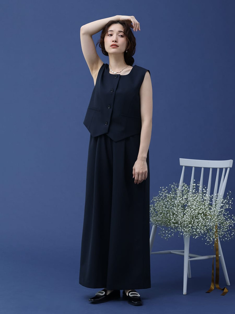 Vin NAVYのベスト/ジレの商品一覧｜ファッション通販のYAMADAYA
