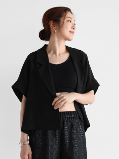 ヤマダヤ　vin Ample リネンライクハーフスリーブジャケット新品 リネンライクハーフスリーブジャケット - Ample - Vin｜YAMADAYA