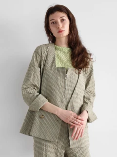 Ampleのノーカラージャケットの商品一覧｜ファッション通販の