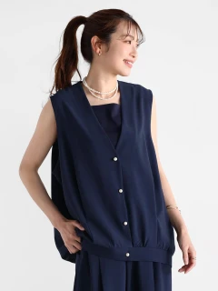 Vin NAVYのベスト/ジレの商品一覧｜ファッション通販のYAMADAYA