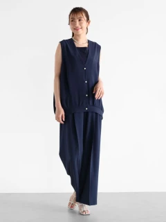 新品未使用　ヤマダヤ　Vin ジレ Vin NAVYのベスト/ジレの商品一覧｜ファッション通販のYAMADAYA