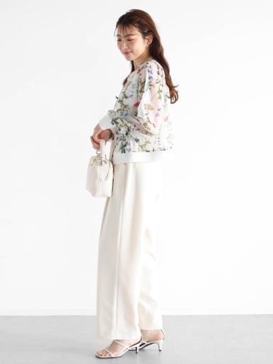 新品　vin スコットクラブ　ヤマダヤ　花柄 ボタニカル　シアー　ブルゾン ボタニカルシアーブルゾン - Vin - Vin｜YAMADAYA STORE