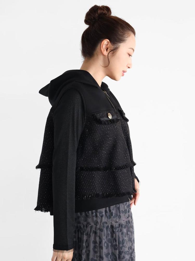 【現行品】美品 vin バックフリルツイードベスト ブラック YAMADAYA バックフリルツイードベスト - Vin - Vin｜YAMADAYA STORE