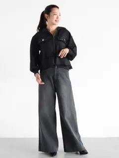 フリルツイードドッキングパーカー - Vin - Vin｜YAMADAYA STORE