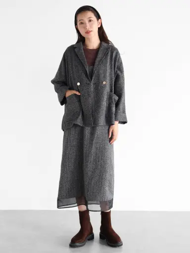 【新品未使用】ダブルブレストジャケット　vin ヤマダヤ　日本製 Vinのテーラードジャケットの商品一覧｜ファッション通販のYAMADAYA STORE