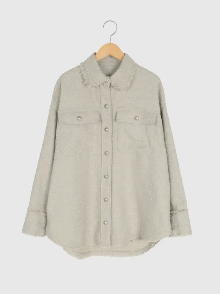 フリンジツイードジャケット - Vin - Vin｜YAMADAYA STORE