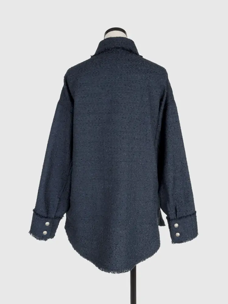 フリンジツイードジャケット - Vin - Vin｜YAMADAYA STORE