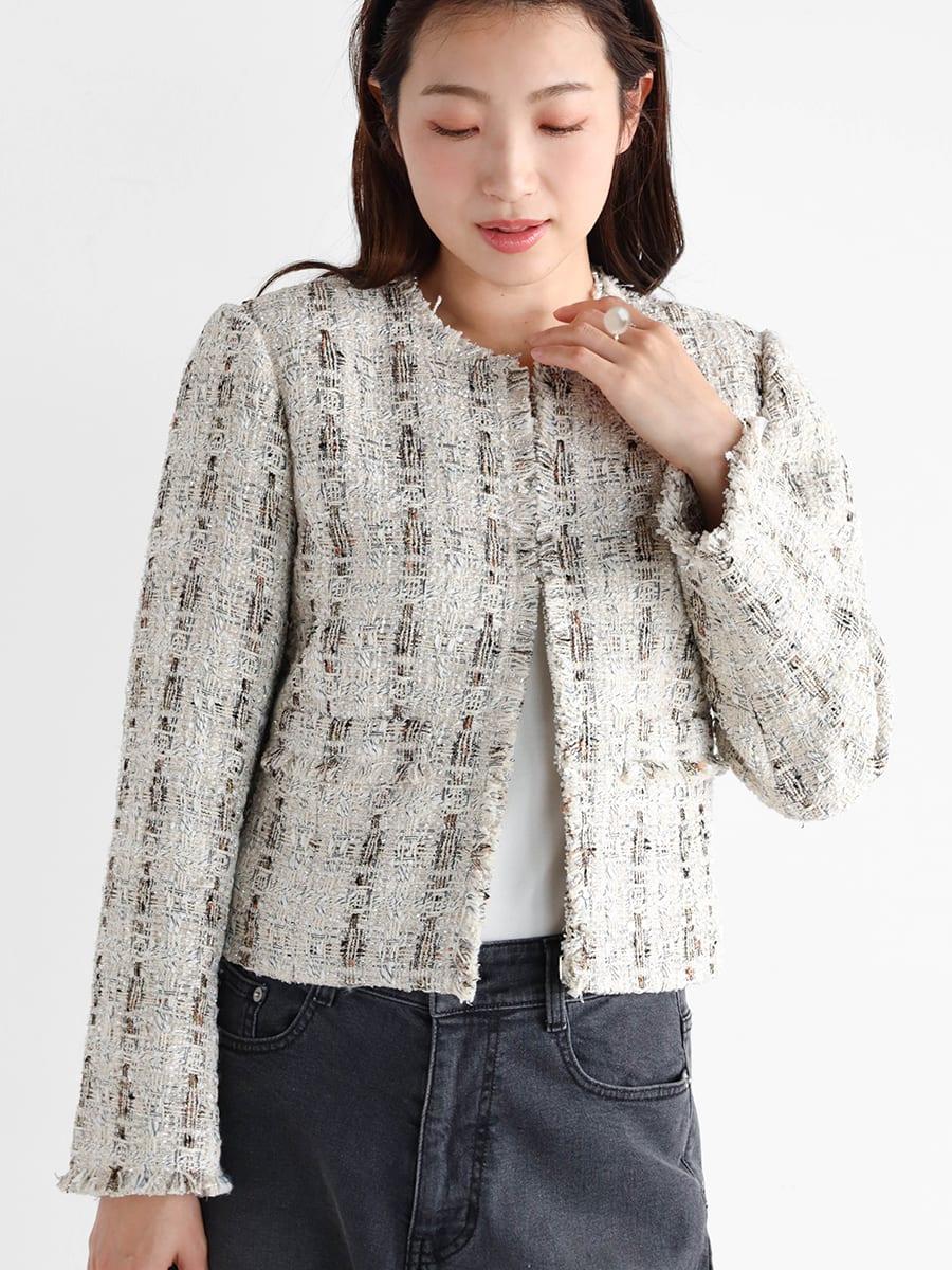 Vinのノーカラージャケットの商品一覧｜ファッション通販のYAMADAYA STORE