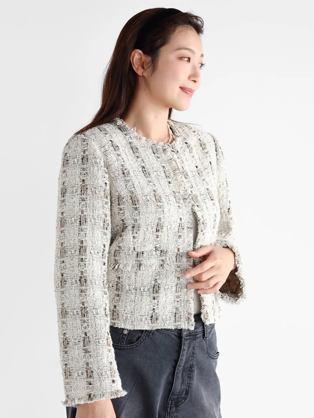 Vinのノーカラージャケットの商品一覧｜ファッション通販のYAMADAYA STORE