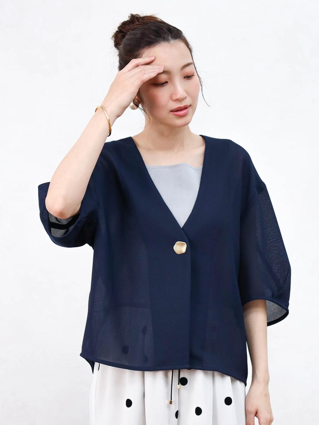 ハーフスリーブメッシュジャケット - Vin - Vin｜YAMADAYA STORE