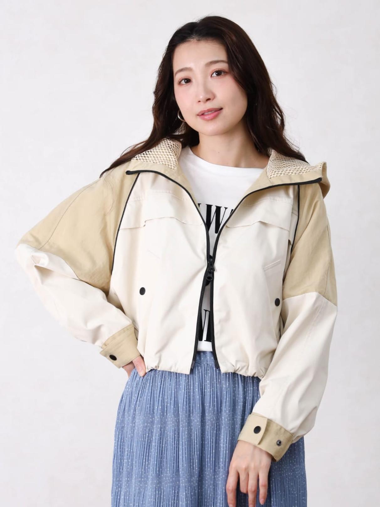 配色切替パーカージャケット - Vin - Vin｜YAMADAYA STORE