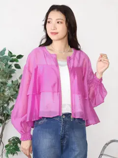 ジャケット白ヤマダヤ vinはんだ Vinのノーカラージャケットの商品一覧