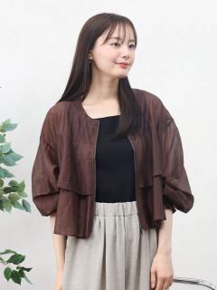 新色追加！】セルロースバックフリルブルゾン - Vin - Vin｜YAMADAYA STORE