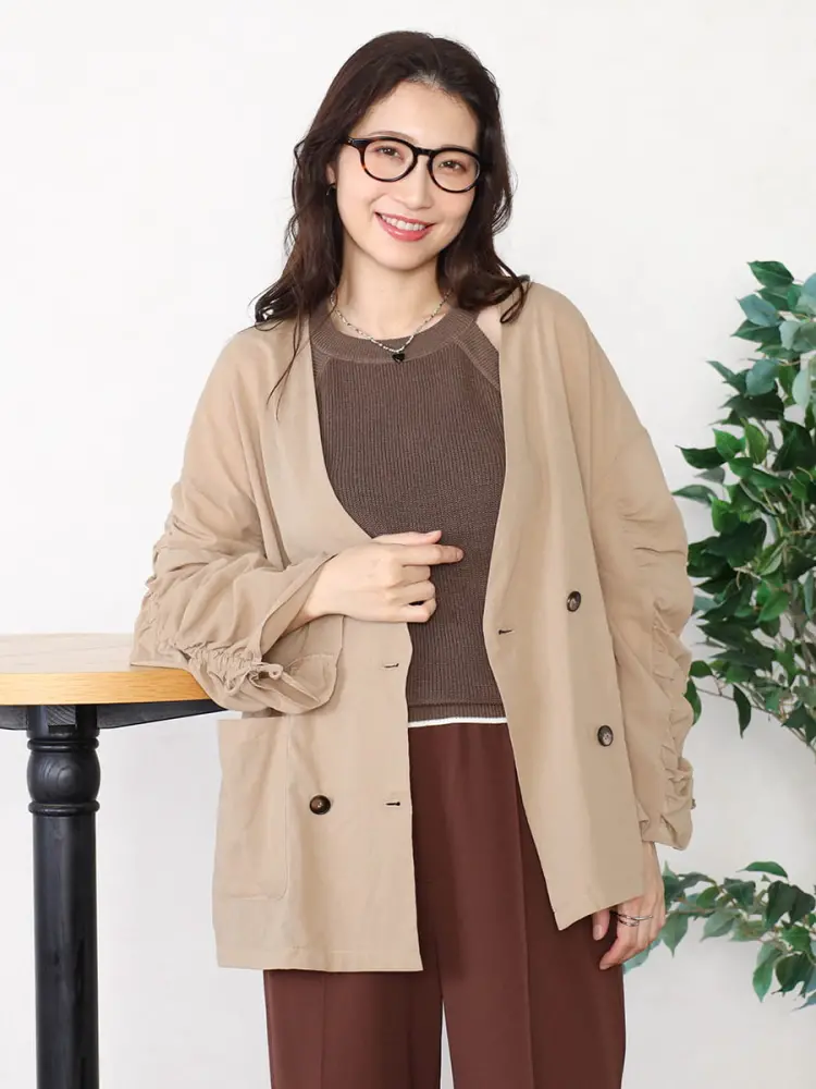 Vinのノーカラージャケットの商品一覧｜ファッション通販のYAMADAYA STORE