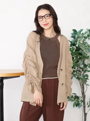 Vin】新品未使用 ノーカラーコート 9号 ヤマダヤ Vin】新品未使用 ノー
