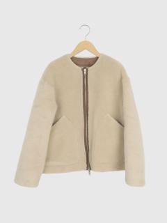 Boutique Ordinary × Vin】リバーシブルムートンブルゾン - Vin - Vin