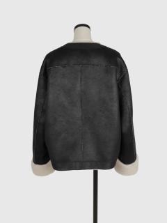 Boutique Ordinary × Vin】リバーシブルムートンブルゾン - Vin - Vin